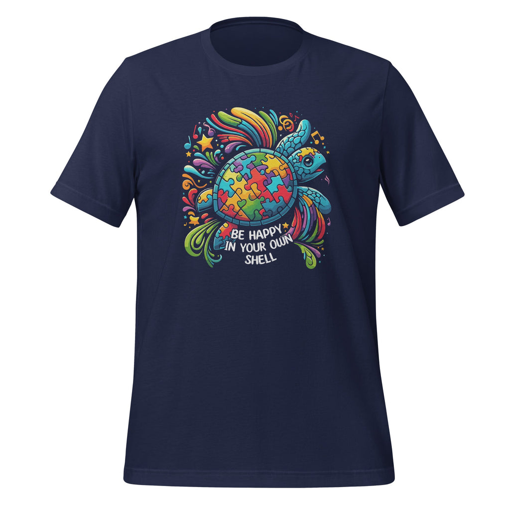 Puzzle Turtle Be Happy In Your Own Shell Autism Awareness product image 3