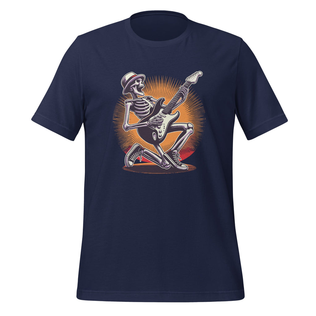 Rock And Roll Graphic Band Skeleton Playing Guitar Unisex product image 3