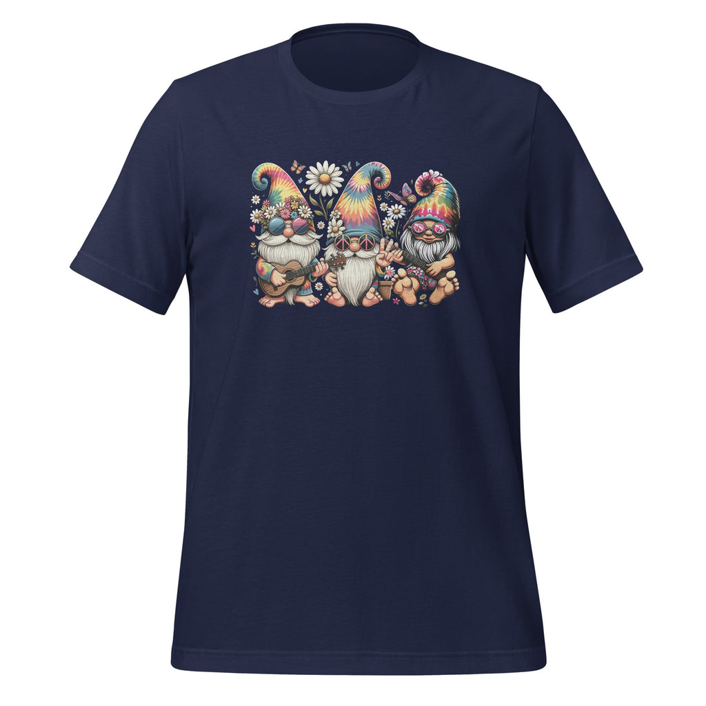 Hippie Gnome Guitar Peace Sweet Gnomes Unisex T-Shirt product image 3