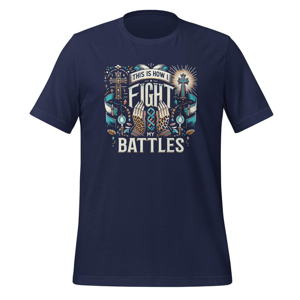 This Is How I Fight My Battles Leopard Cross Christian product image 3
