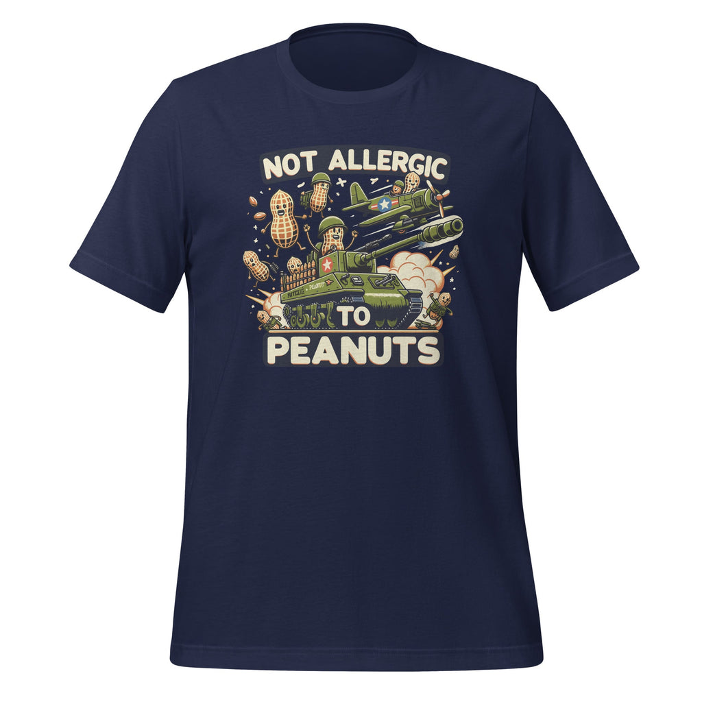 Not Allergic To Peanuts Butter Funny Weird Meme Unisex product image 3