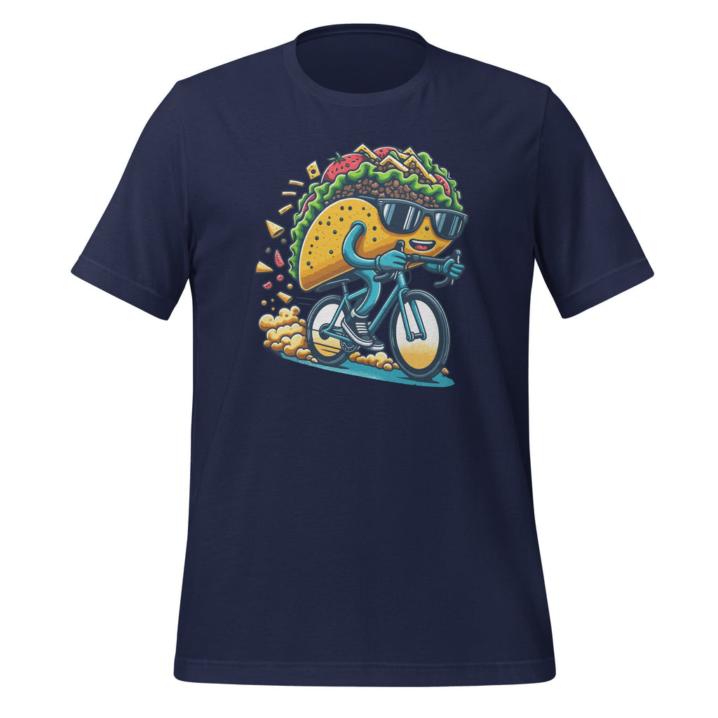 Cycling Tacos Road Bike Bicycle Cyclist Unisex T-Shirt product image 3