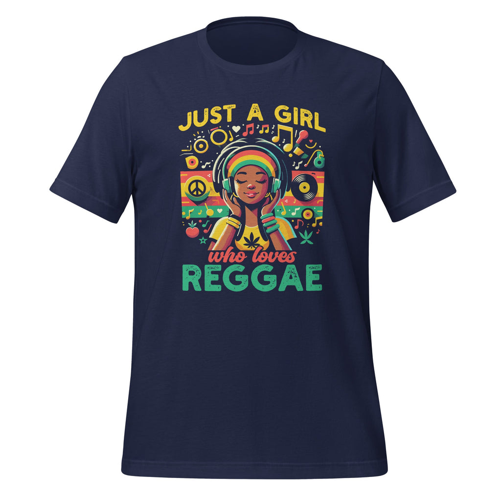 Just A Girl Who Loves Reggae Jamaican Music Funny Rasta product image 3