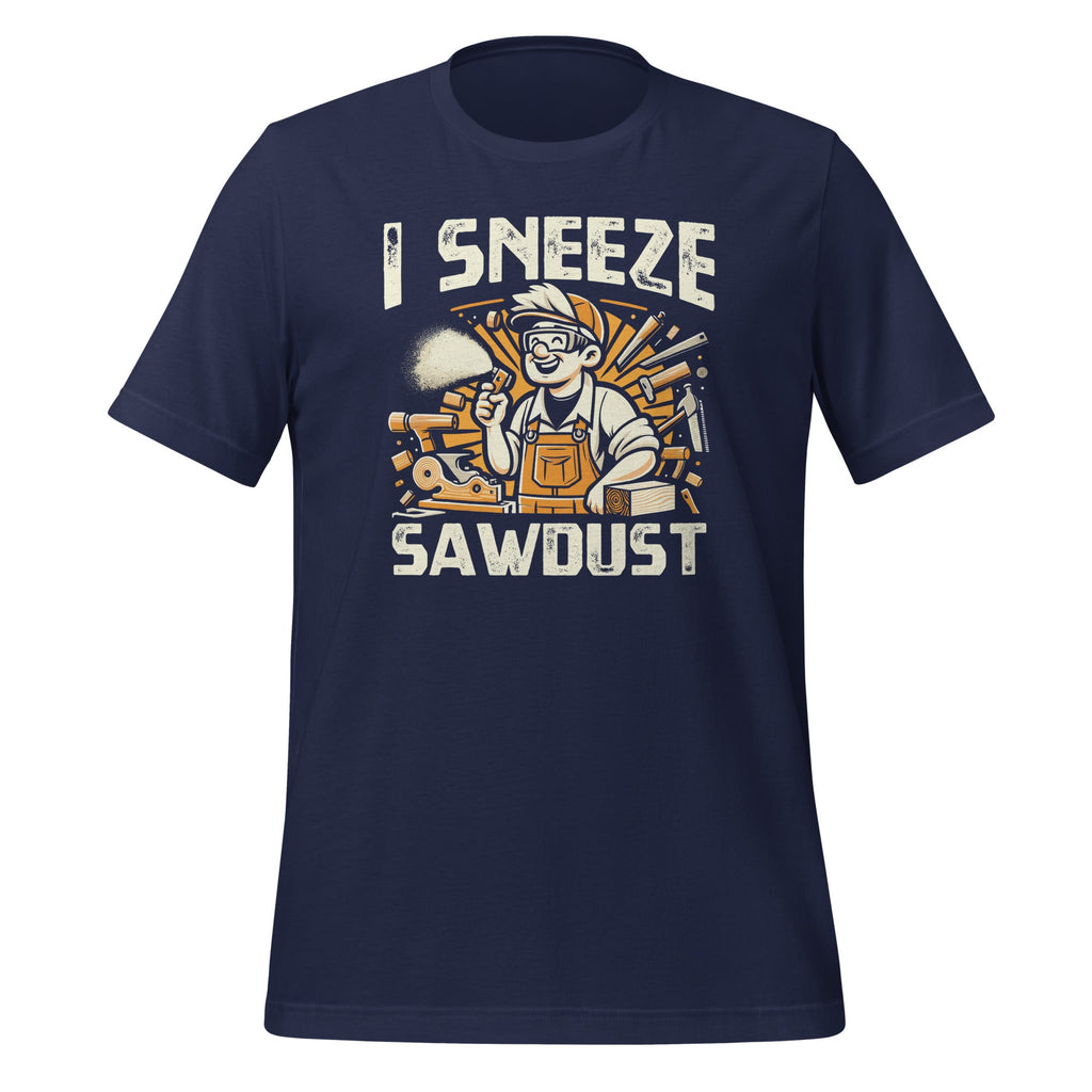 I Sneeze Sawdust Carpentry Saying Works Working Quote product image 3