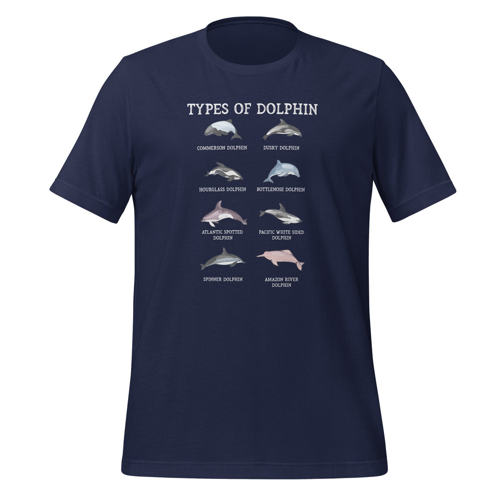 Types Of Dolphins Sea Creatures Animal Lover Dolphin Day product image 3