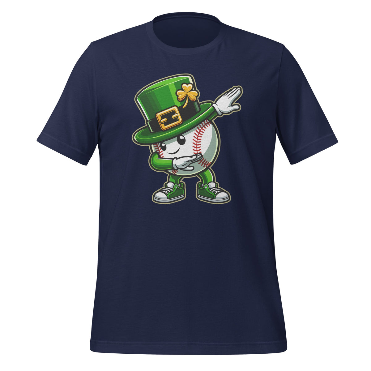 Baseball Dabbing Leprechaun Hat Shamrock St Patricks Day Unisex T-Shirt