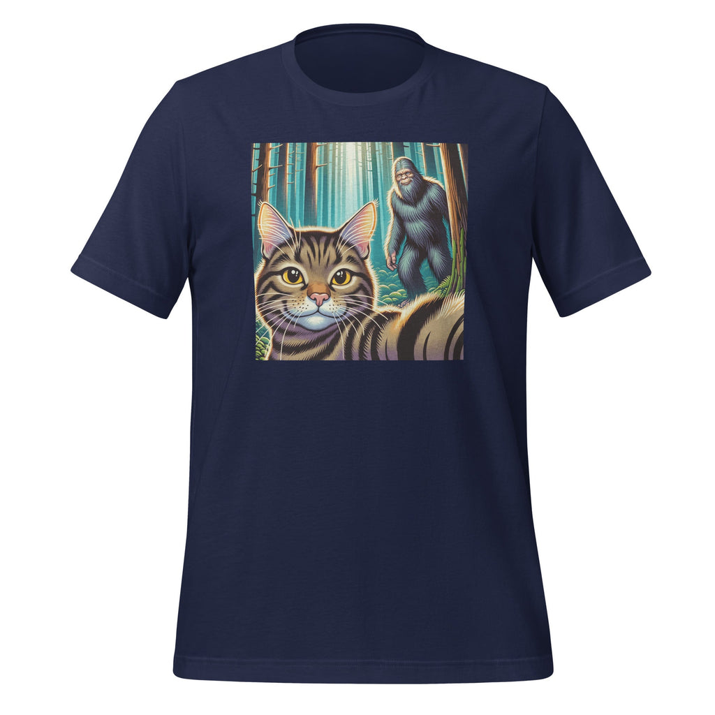 Cat Bigfoot Sasquatch Selfie Photo Funny Retro Classic product image 3