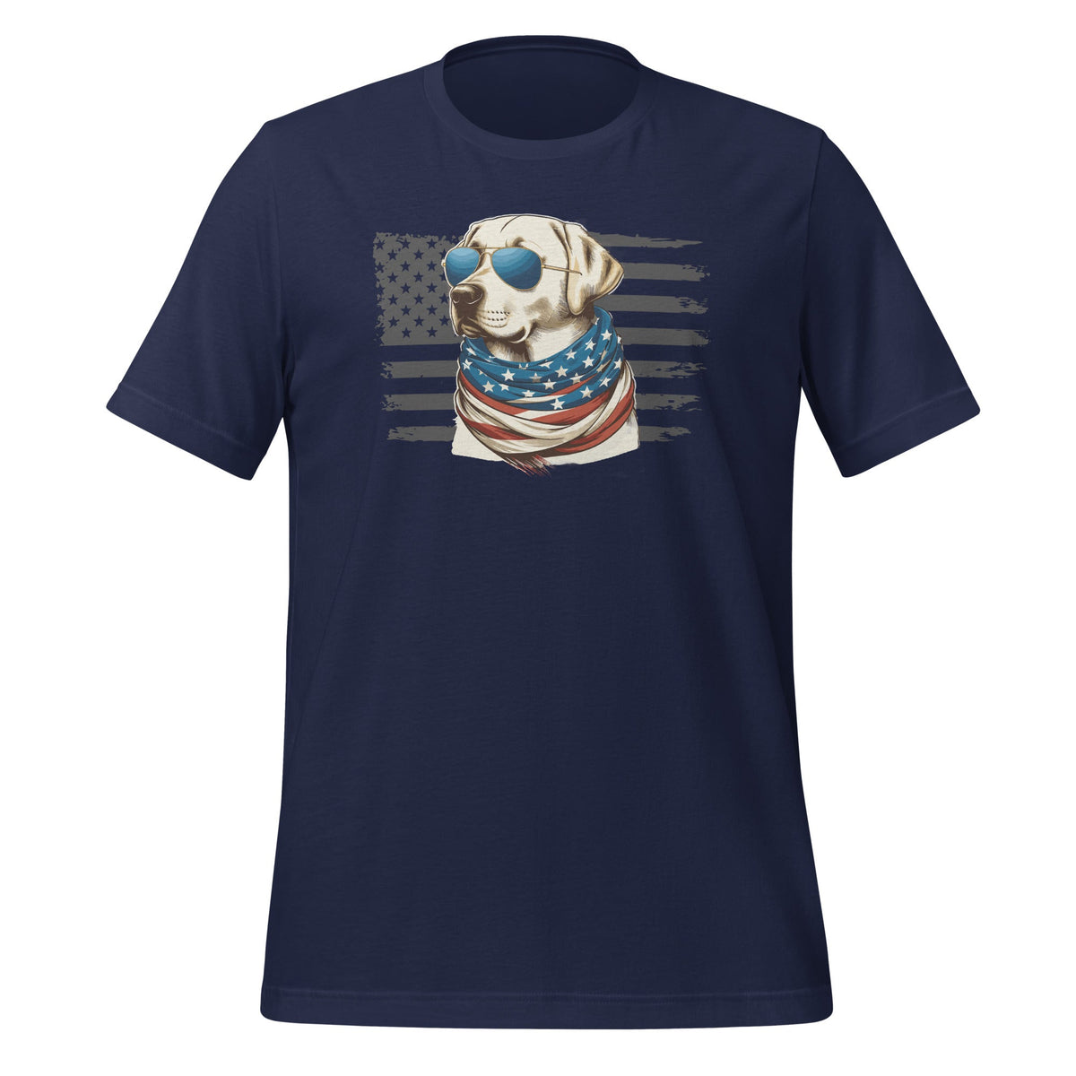 American Flag Yellow Lab Labrador 4th Of July USA Unisex product image 3