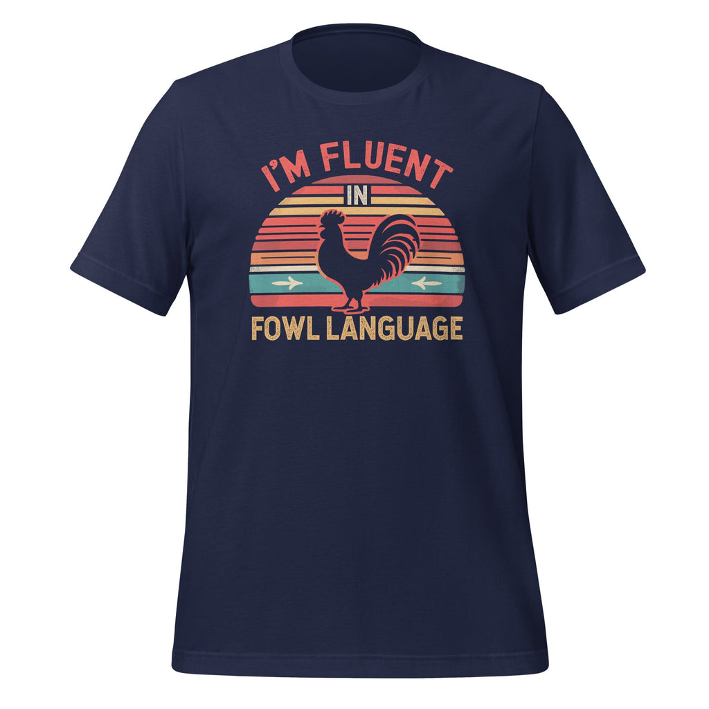 Funny Chicken Retro Vintage I’m Fluent In Fowl Language product image 3