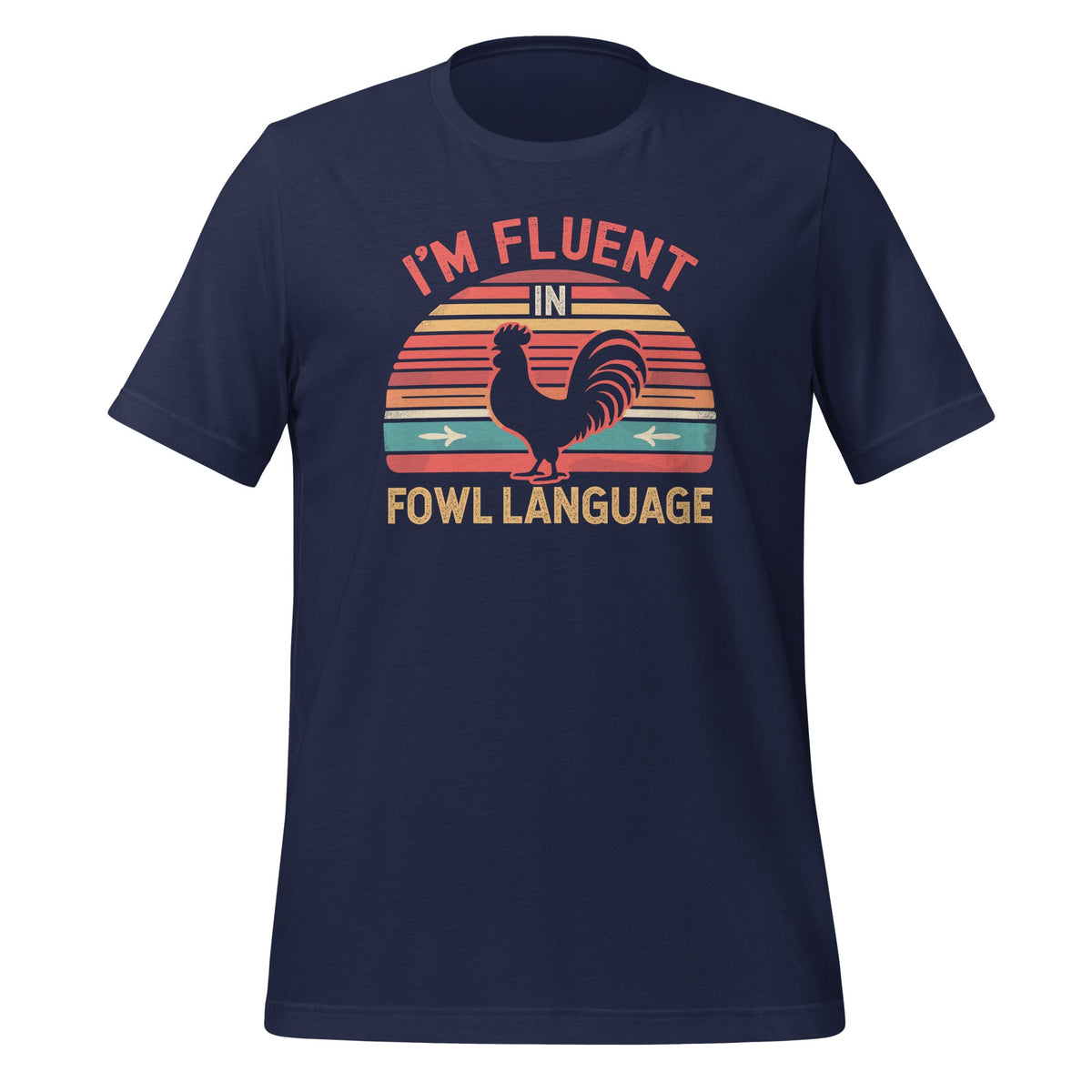 Funny Chicken Retro Vintage I’m Fluent In Fowl Language product image 3