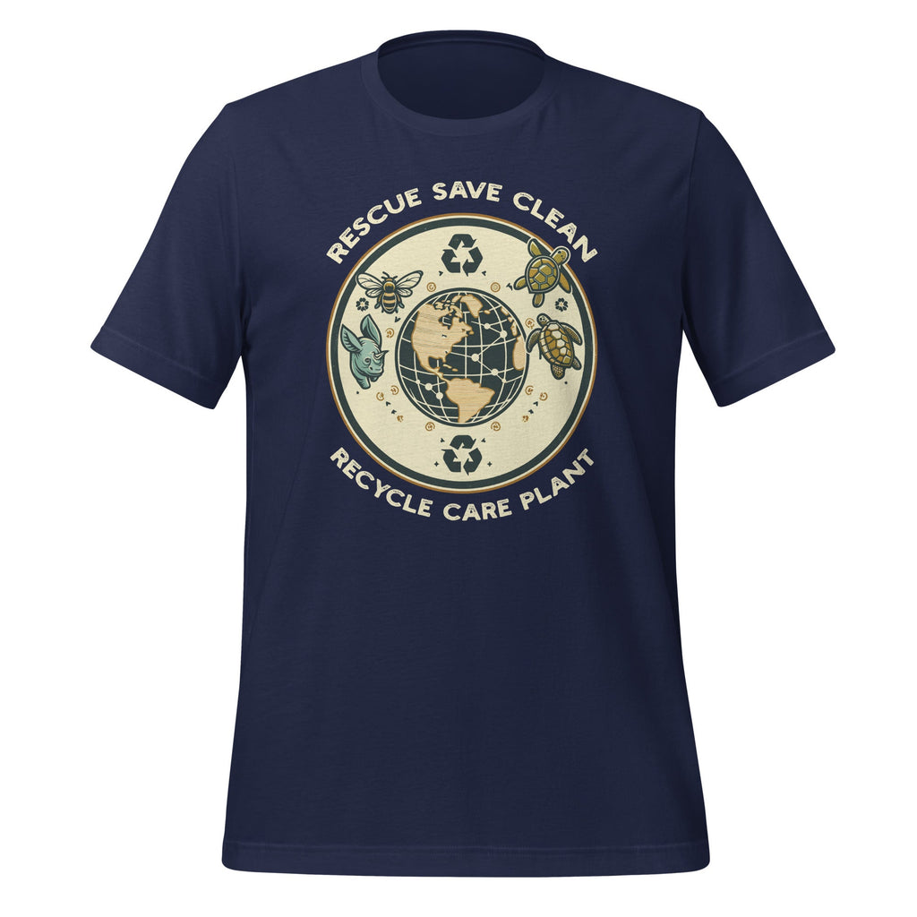 Save Bees Rescue Animals Recycle Plastics Retro Earth Day product image 3