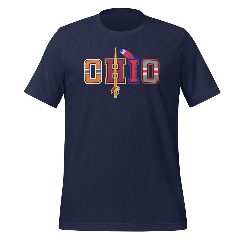 OHIO Sports Fans Cleveland and Columbus Vintage Unisex product image 4