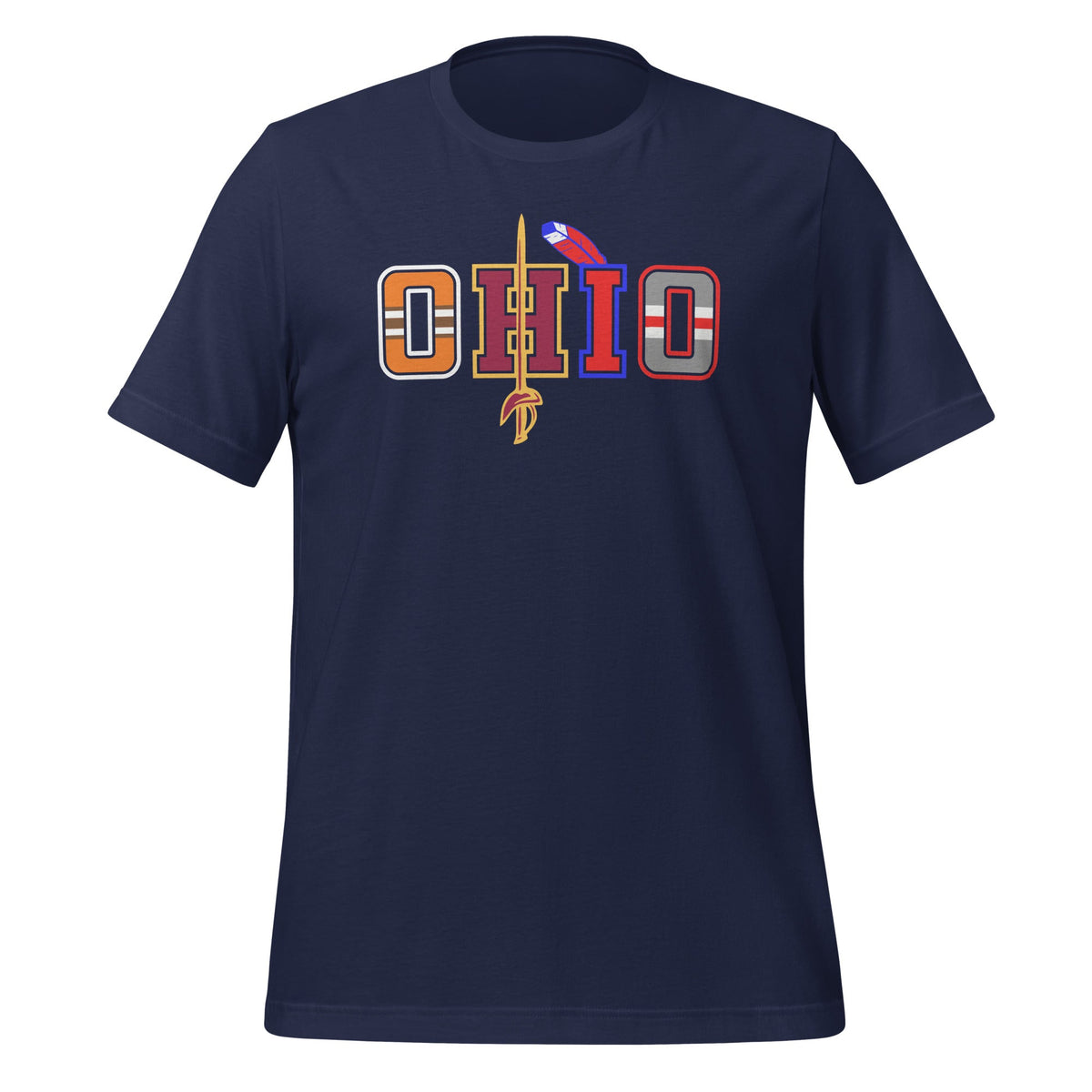 OHIO Sports Fans Cleveland and Columbus Vintage Unisex product image 4
