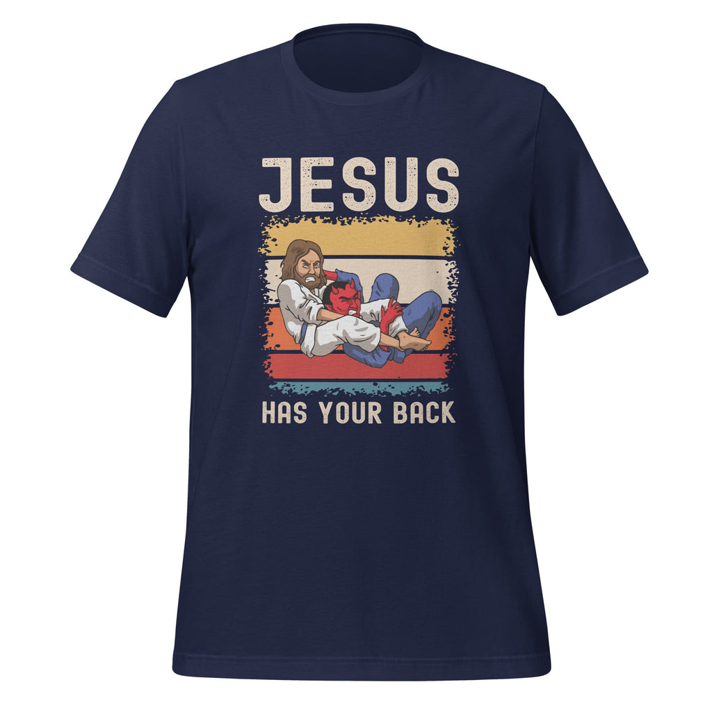 Jesus Has Your Back Brazilian Jiu Jitsu Christian Unisex product image 3