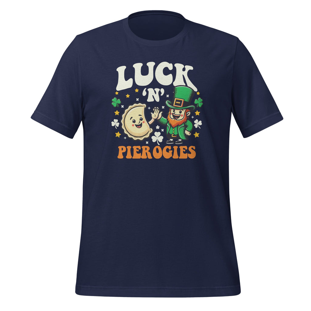 Luck N Pierogies Funny Polish Irish St Patricks Day Unisex product image 3