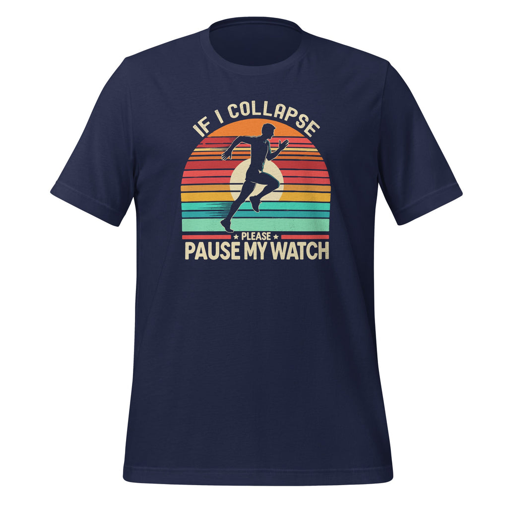 If I Collapse Please Pause My Watch Retro Funny Running product image 3