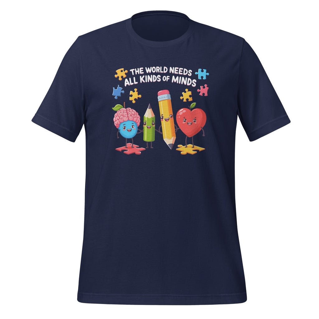 The World Needs All Kinds Of Minds Special Education Unisex product image 3