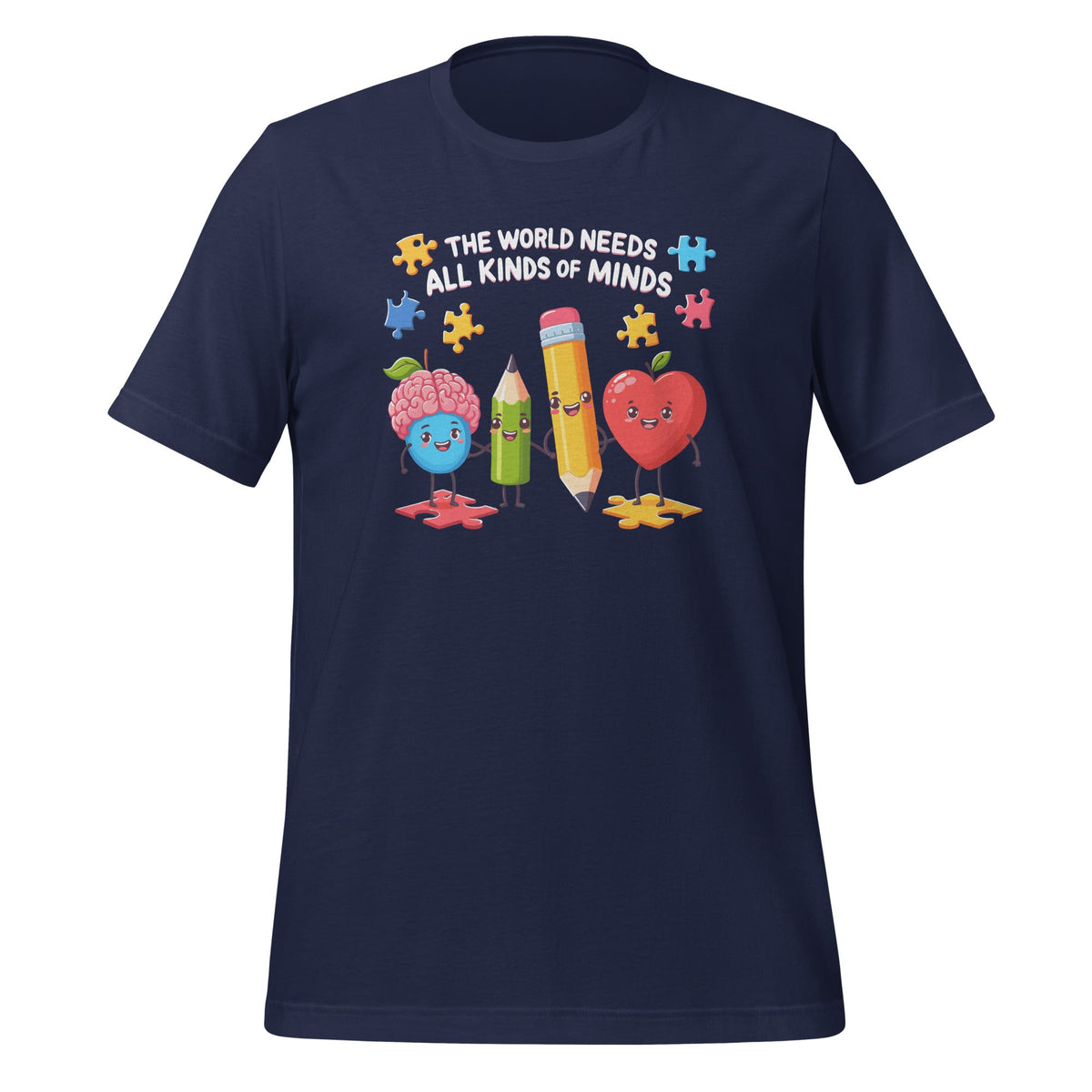 The World Needs All Kinds Of Minds Special Education Unisex product image 3