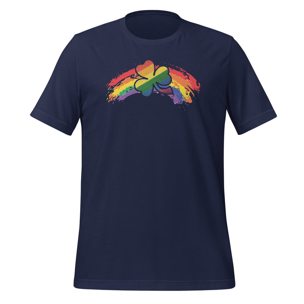 Four Leaf Clover Colorful Rainbow St Patricks Day Unisex product image 3