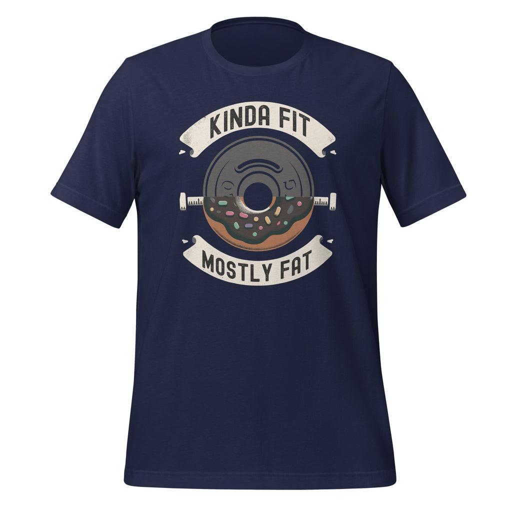 Kinda Fit Mostly Fat Fitness Funny Gym Workout Unisex product image 3