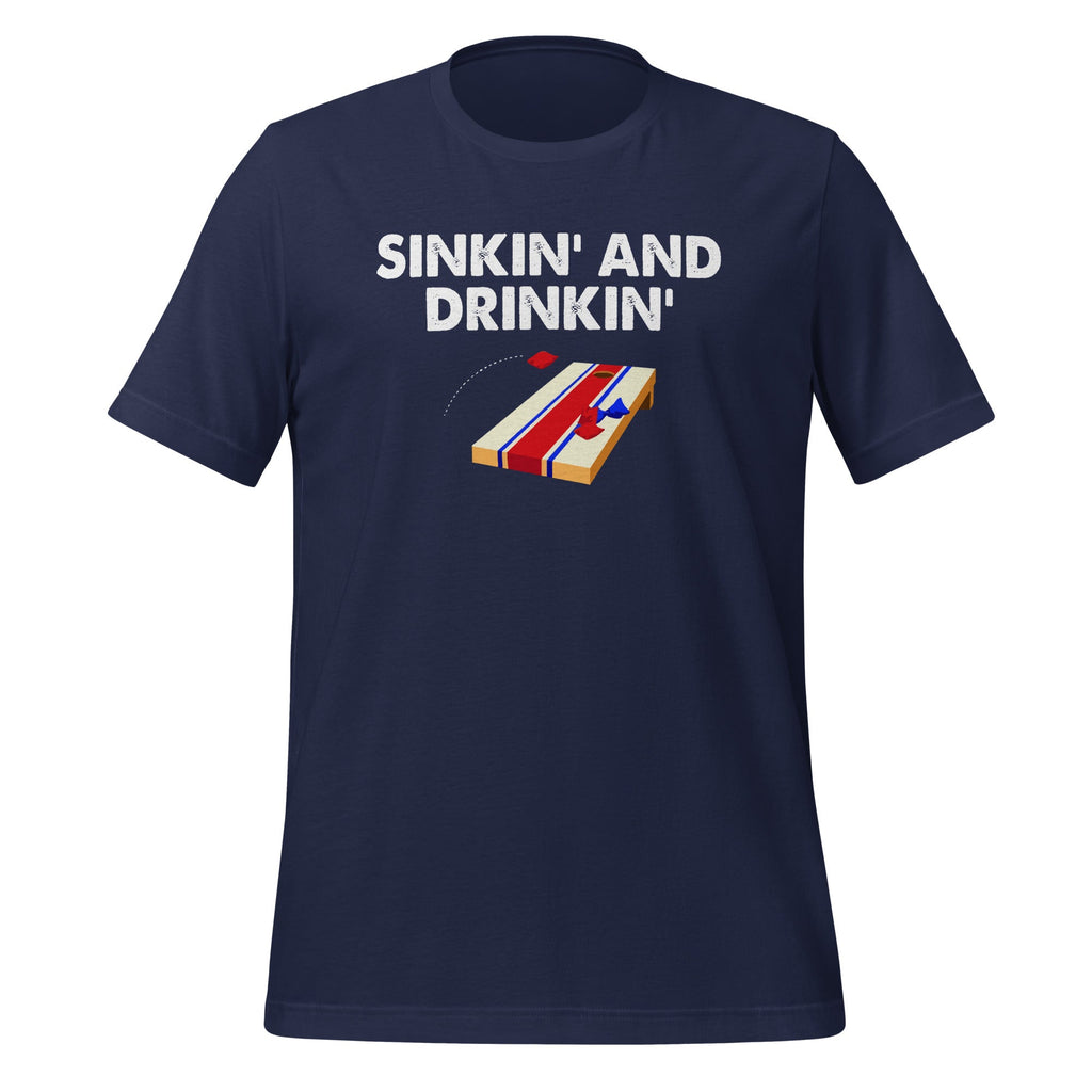 Sinkin' and Drinkin' - Cornhole Playing Drinking Funny product image 3