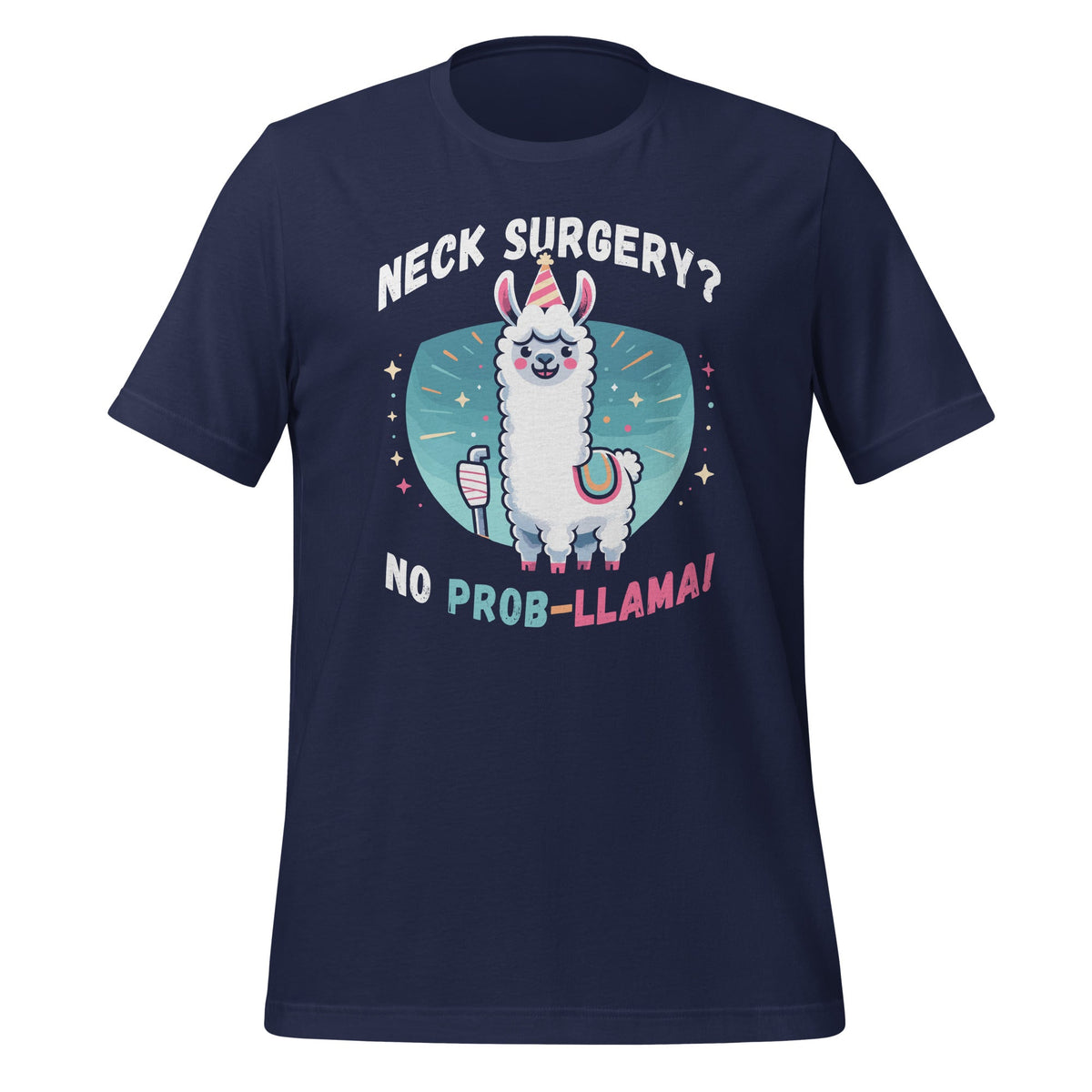 No Prob-Llama Neck Surgery Survivor Funny Recovery Unisex product image 3