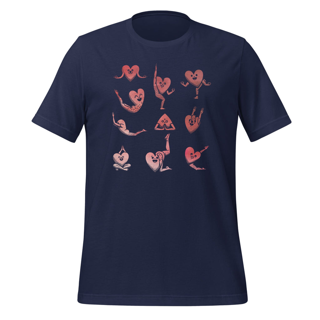 Heart Yoga Pose Valentines Day Funny Zen Workout Unisex product image 3
