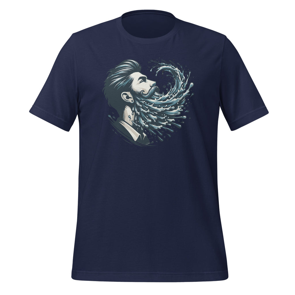 I Grow A Beard And I Know Things Funny Flip Unisex T-Shirt product image 3