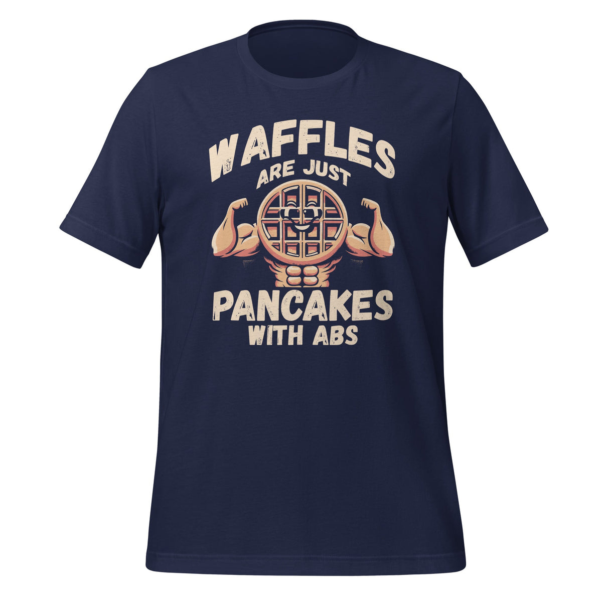 Waffles Are Just Pancakes With Abs Funny Breakfast Food product image 3