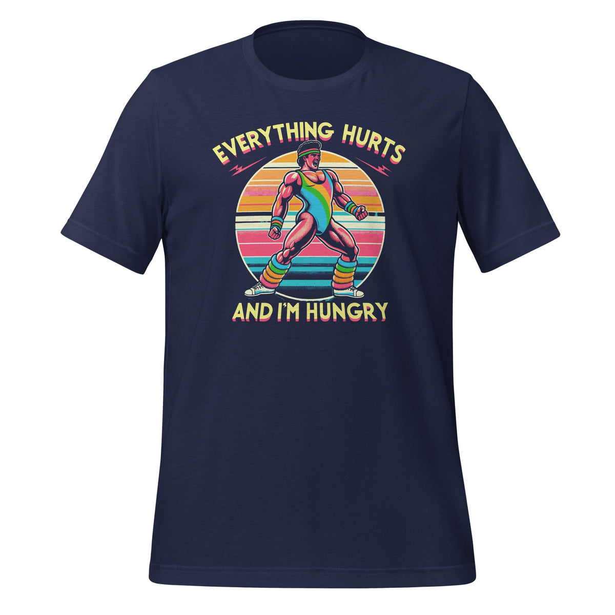 Everything Hurts And I'm Hungry Gym Workout Funny Unisex product image 3