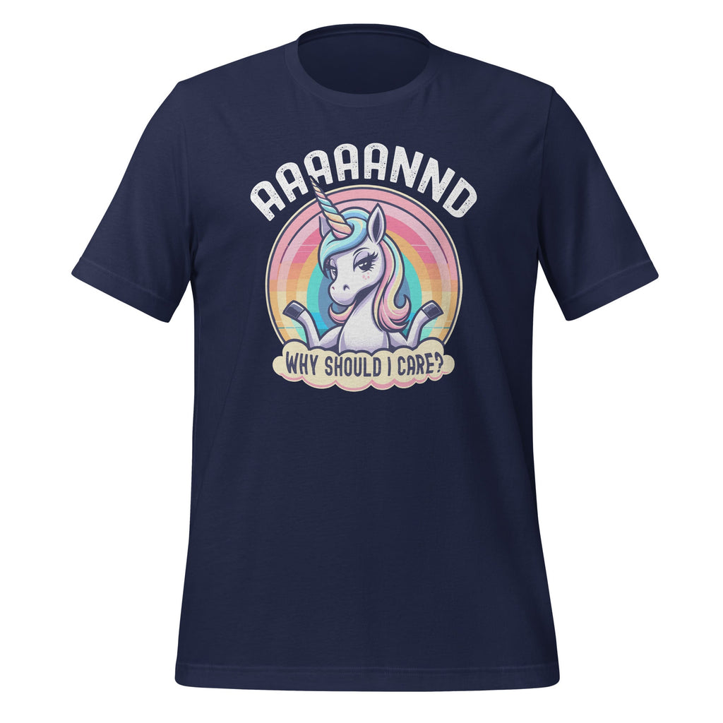 And Why Should I Care? Funny Sarcastic Unicorn Sarcasm product image 3