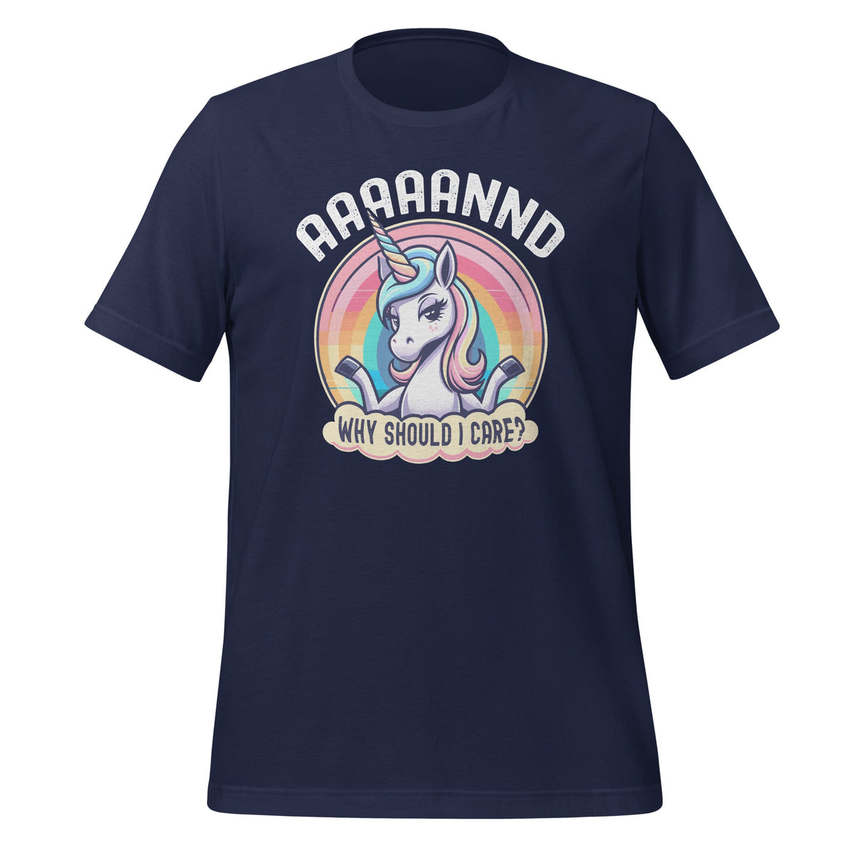 And Why Should I Care? Funny Sarcastic Unicorn Sarcasm product image 3
