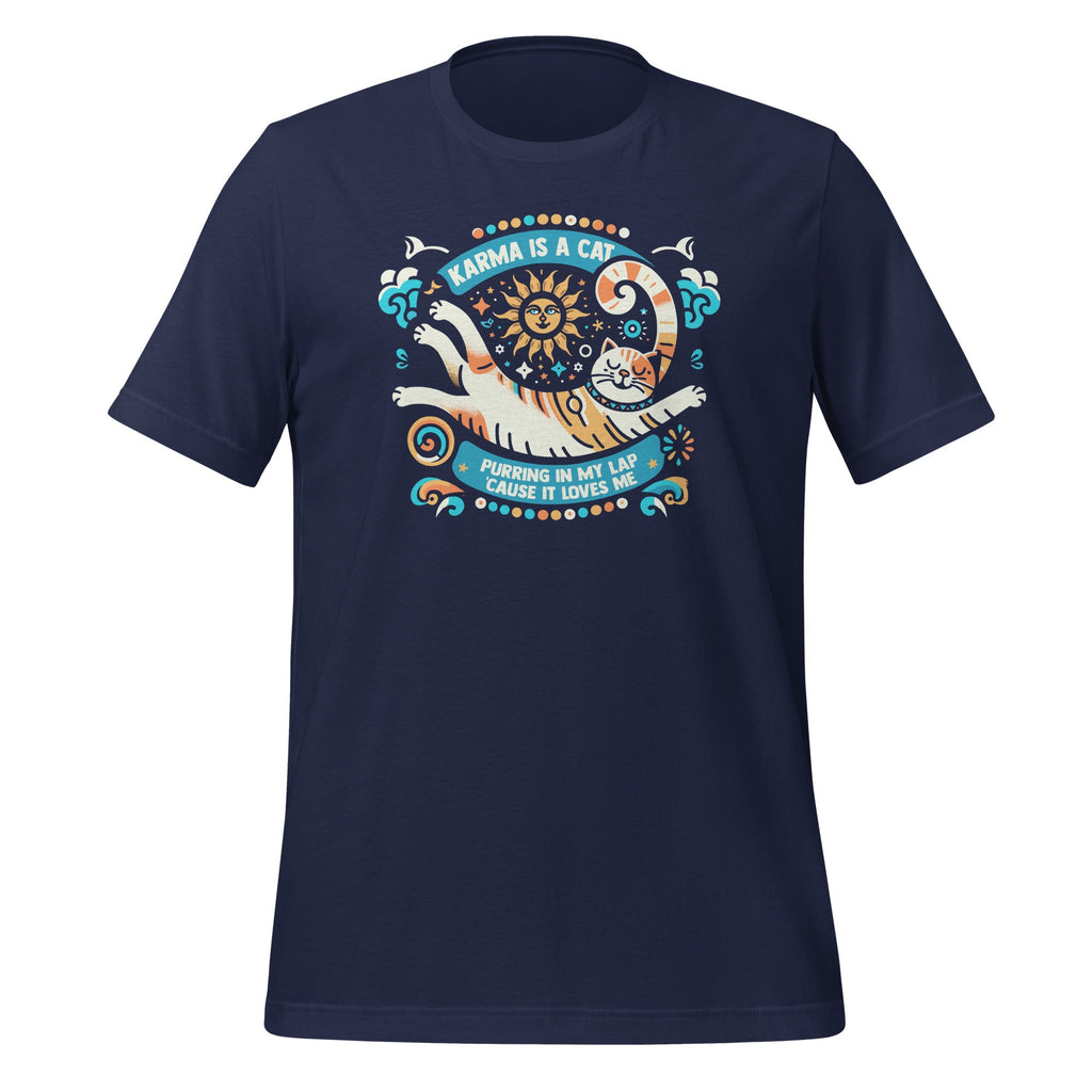 Karma Is Cat Purring In My Lap Cause It Loves Me Funny product image 3