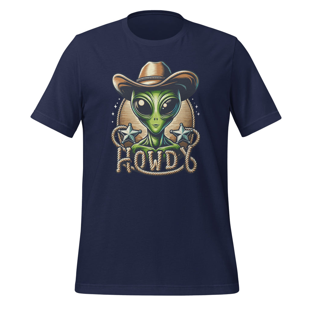 Funny Cowboy Alien Howdy Space UFO Western Rodeo Unisex product image 3