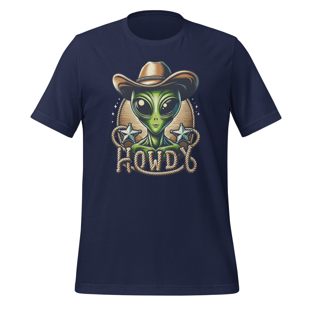 Funny Cowboy Alien Howdy Space UFO Western Rodeo Unisex product image 3