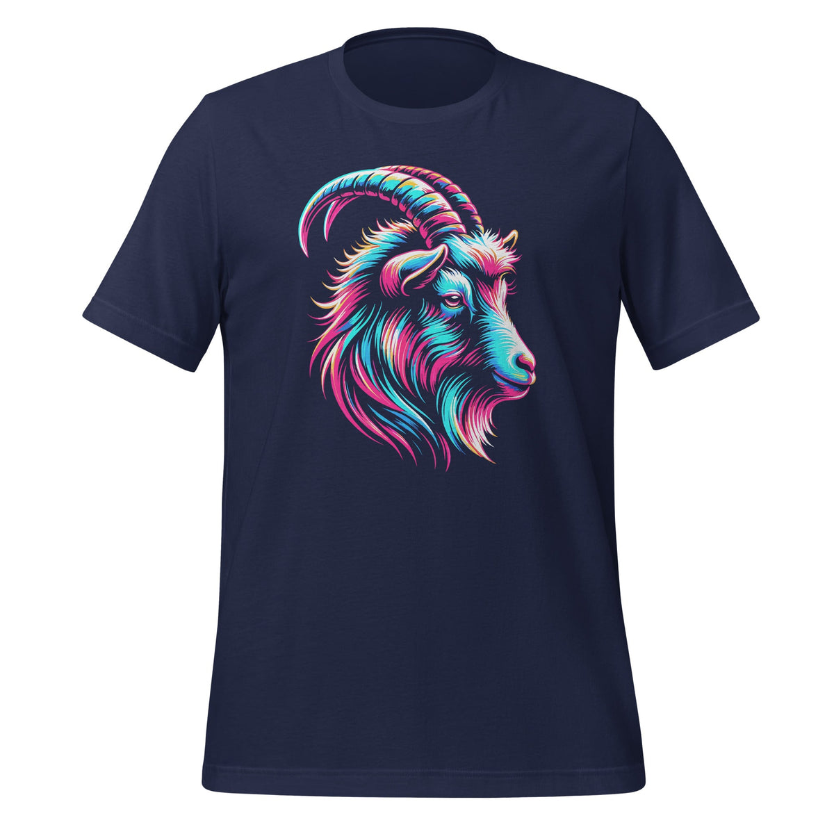 Goat Colorful Artwork Animal Motif Unisex T-Shirt product image 3