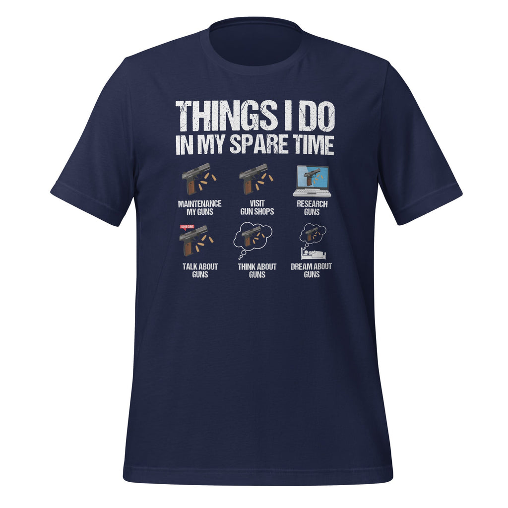 Things I Do In My Spare Time Funny Gun Lover Enthusiast product image 2