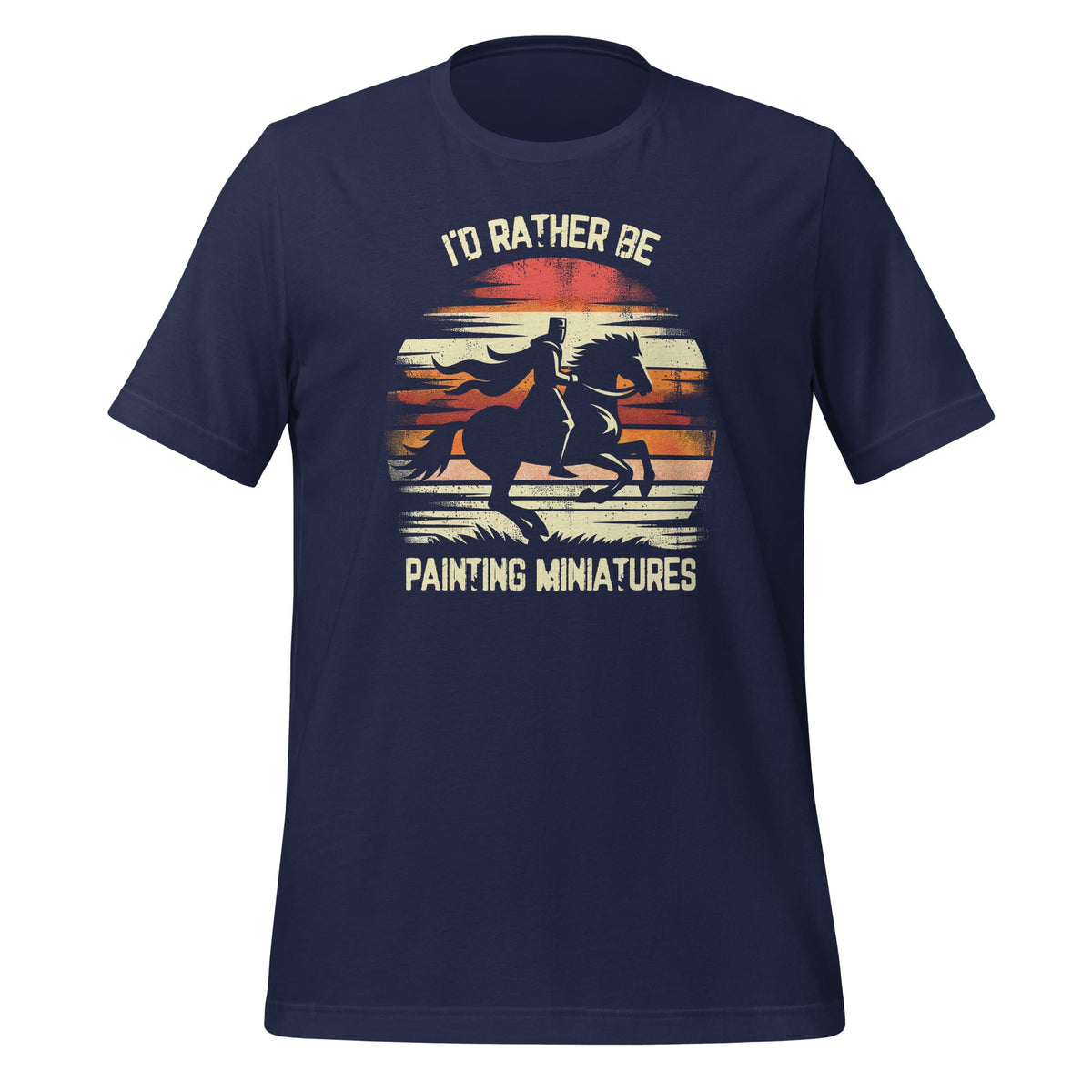 I'd Rather Be Painting Miniatures Funny Model Unisex T-Shirt product image 3