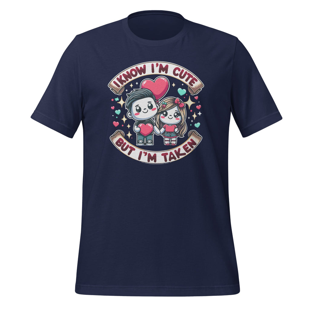 I Know I'm Cute But I'm Taken Boyfriend Girlfriend Couples product image 3