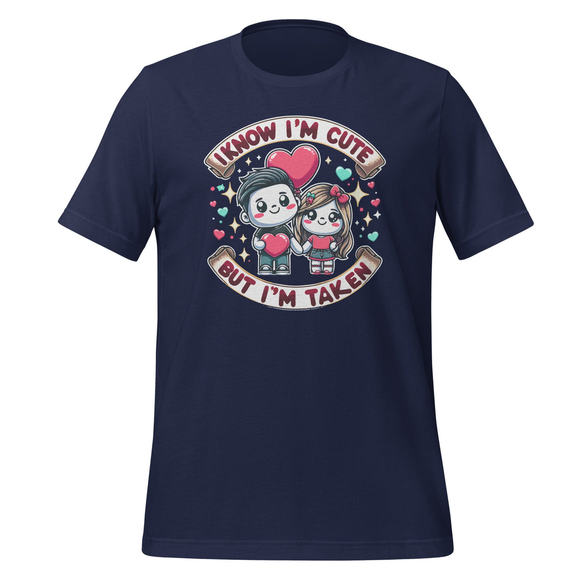 I Know I'm Cute But I'm Taken Boyfriend Girlfriend Couples product image 3