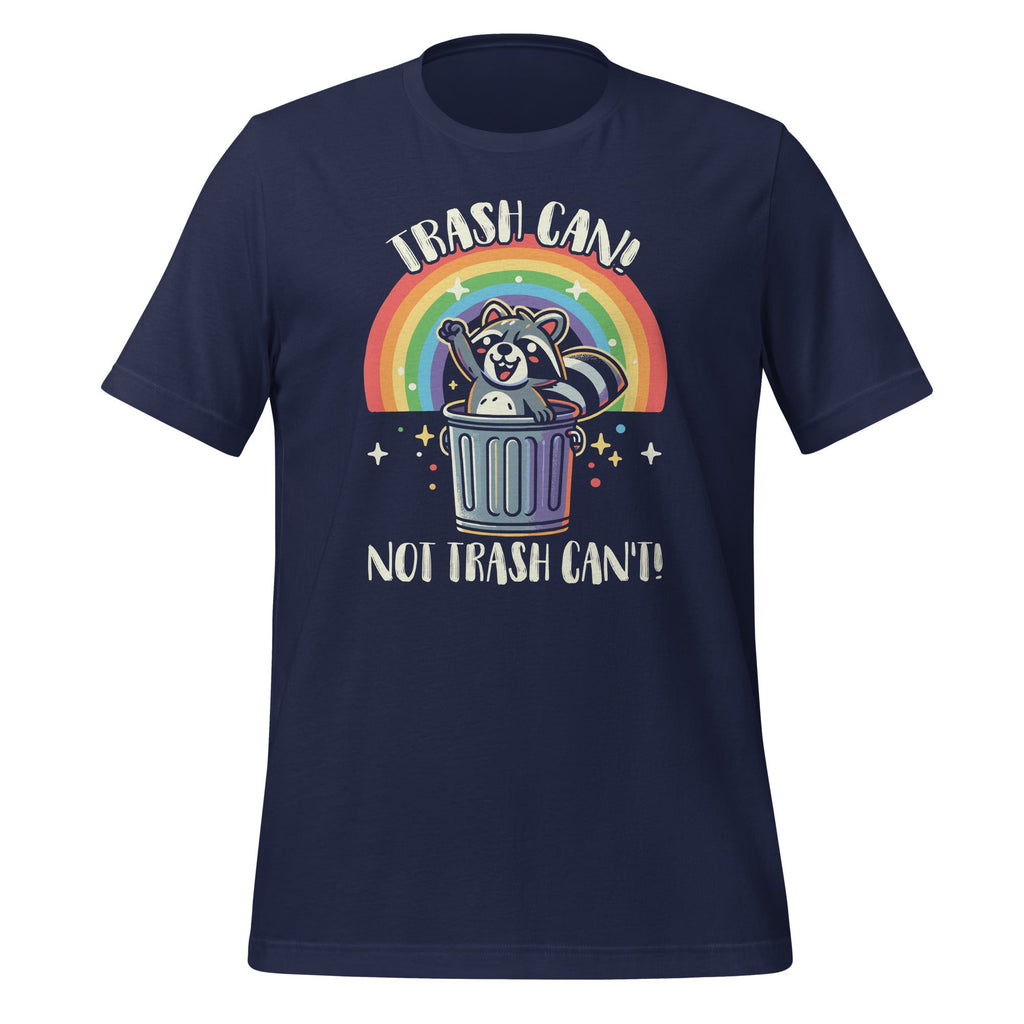 Trash Can Not Can't Funny Raccoon Vintage Unisex T-Shirt product image 3