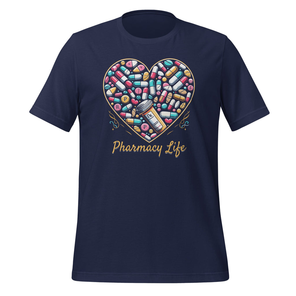 Pharmacy Life Pill Pharmacist Heart Valentines Day Unisex product image 3