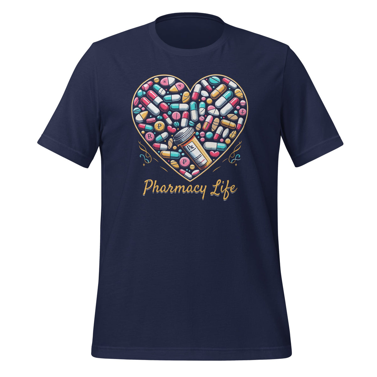 Pharmacy Life Pill Pharmacist Heart Valentines Day Unisex product image 3