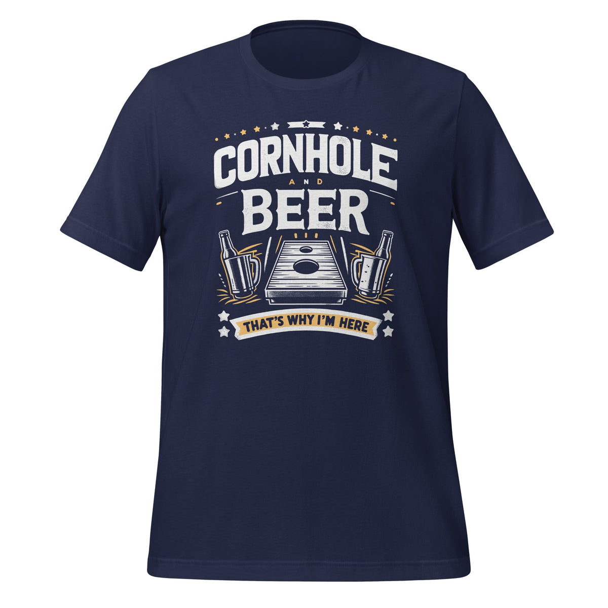 Cornhole And Beer That's Why I'm Here Funny Saying Unisex product image 2