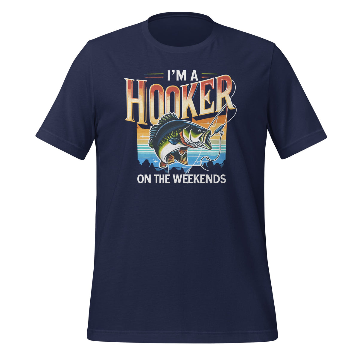 I'm A Hooker On Weekends Funny Bass Fishing Fish Unisex product image 2