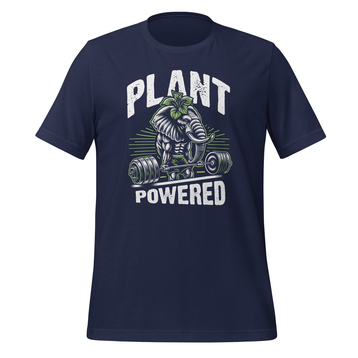 Plant Powered Vegan Elephant Funny Veganism Living Unisex product image 2