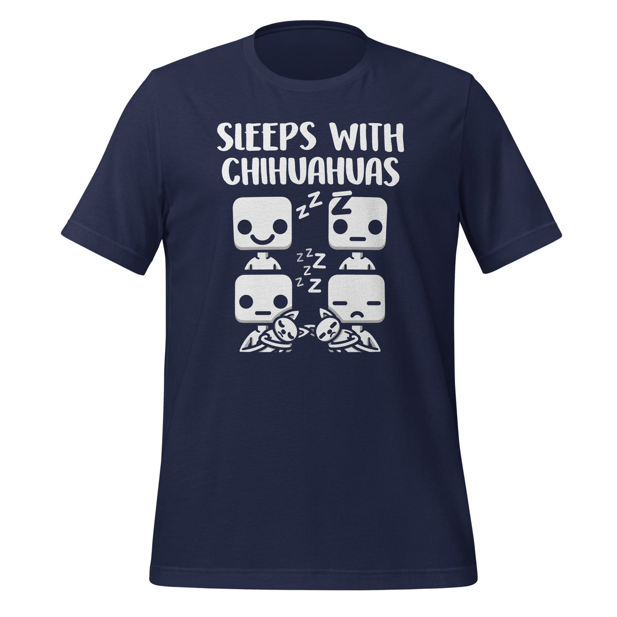 Sleeps With Chihuahuas Stick Figure Dog Lovers Unisex product image 2