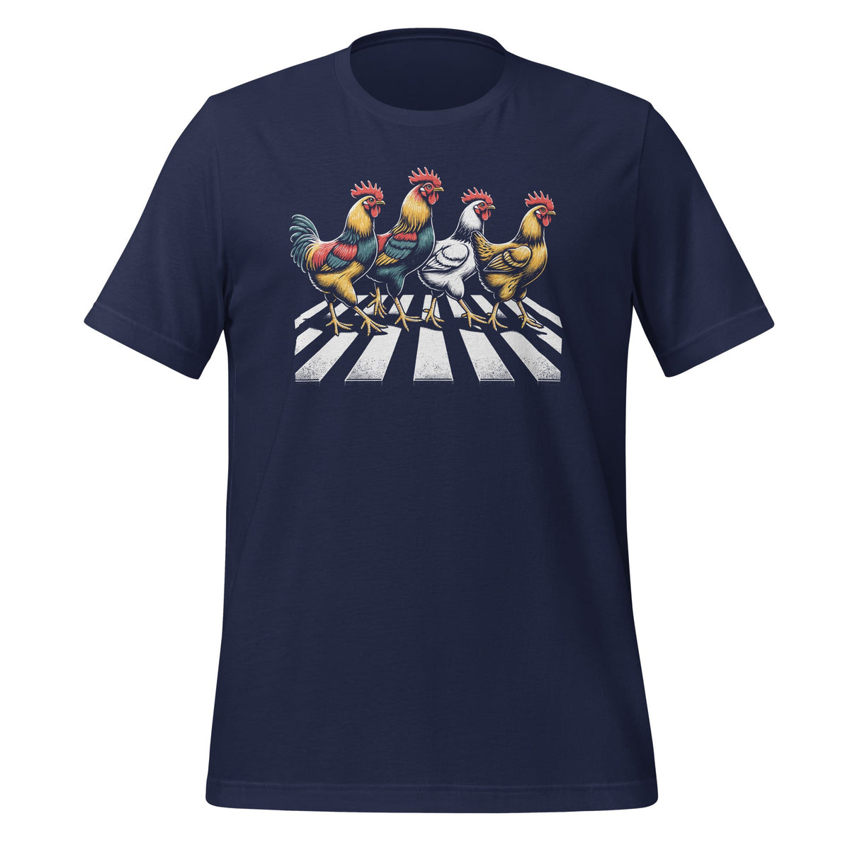 Chicken Crossing Road Crosswalk Funny Rooster Farmer Unisex product image 2