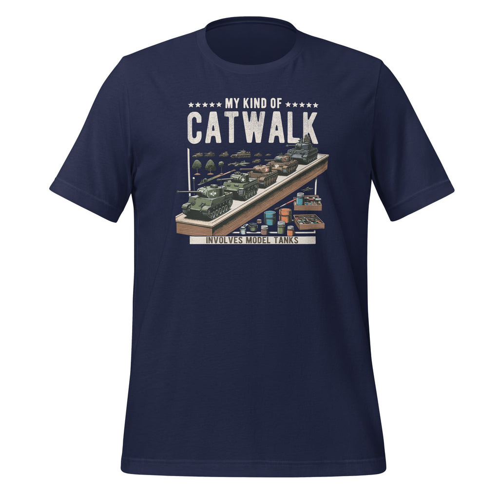 My Kind of Catwalk Involves Model Tanks Funny Modeling product image 2