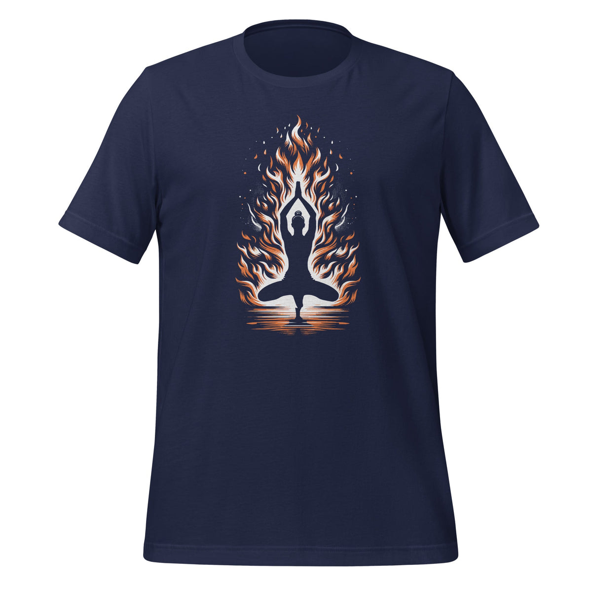 Yoga Pose In Front Of A Roaring Fire Fitness Relaxation product image 2